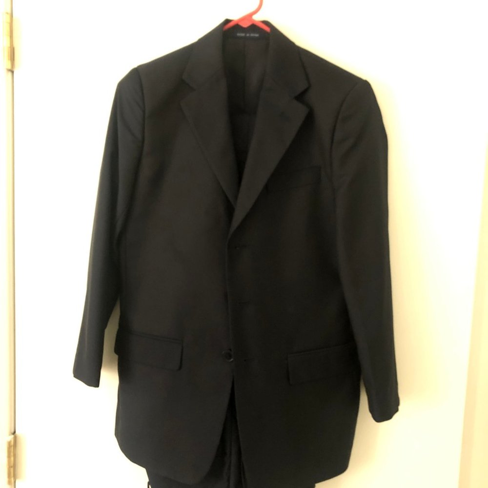 BIG boy's navy jacket & pants set